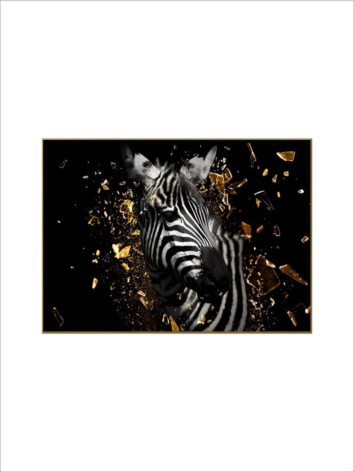 Modern Wild Animal Posters Wall Art Fine Art Canvas Prints Lion Elephant Leopard Zebra Pictures For Living Room Home Office Decor