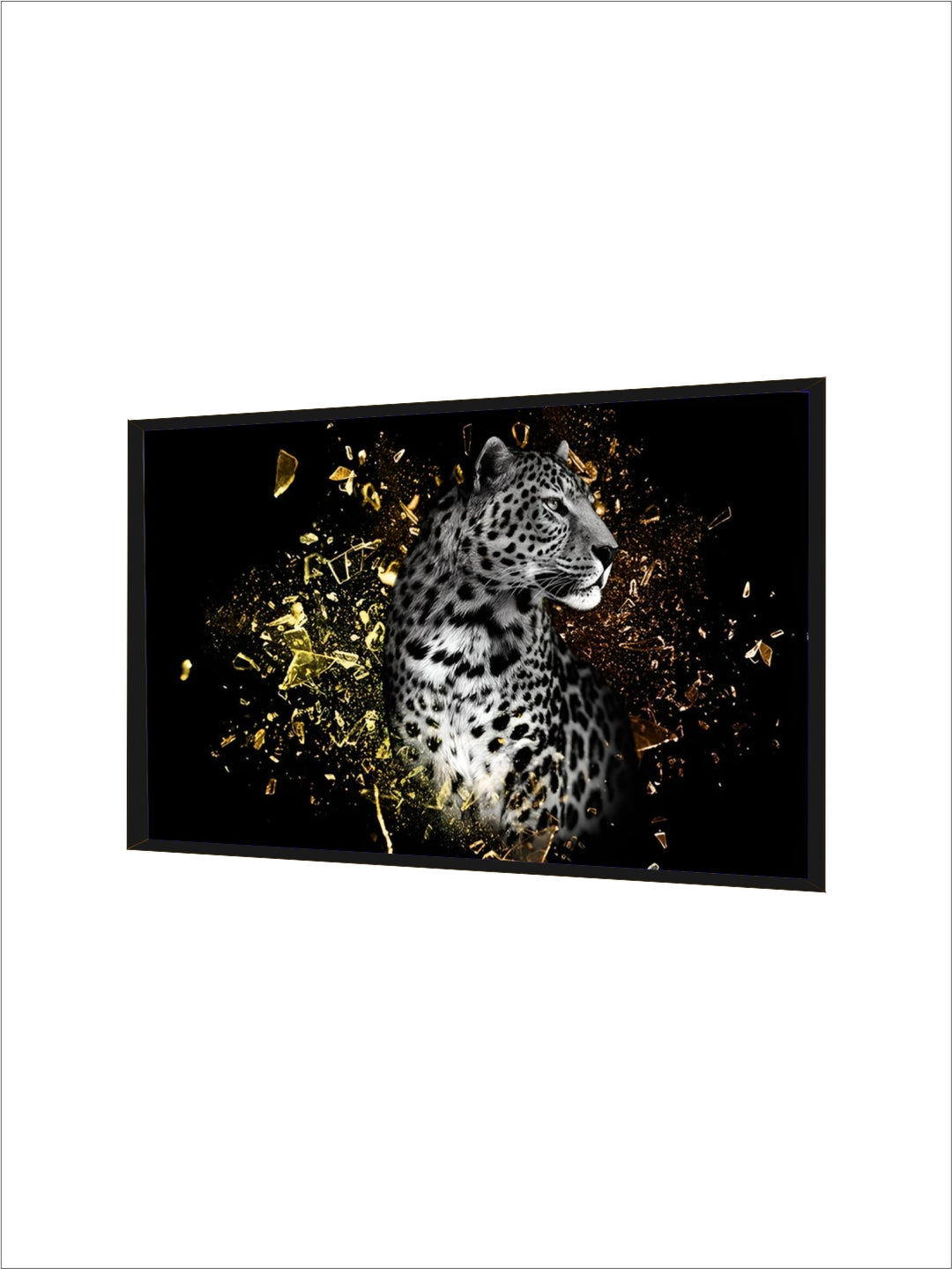 Modern Wild Animal Posters Wall Art Fine Art Canvas Prints Lion Elephant Leopard Zebra Pictures For Living Room Home Office Decor