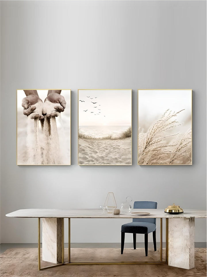 Dandelion Beach Sunset Simple Landscape Wall Art Fine Art Canvas Prints Lifestyle Pictures Of Nature For Living Room Bedroom Decor