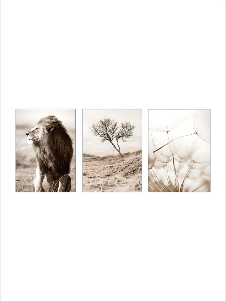 Dandelion Beach Sunset Simple Landscape Wall Art Fine Art Canvas Prints Lifestyle Pictures Of Nature For Living Room Bedroom Decor