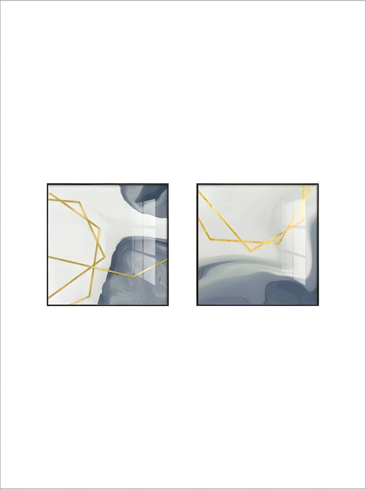 Simple Minimalist Nordic Abstract Square Format Wall Art Fine Art