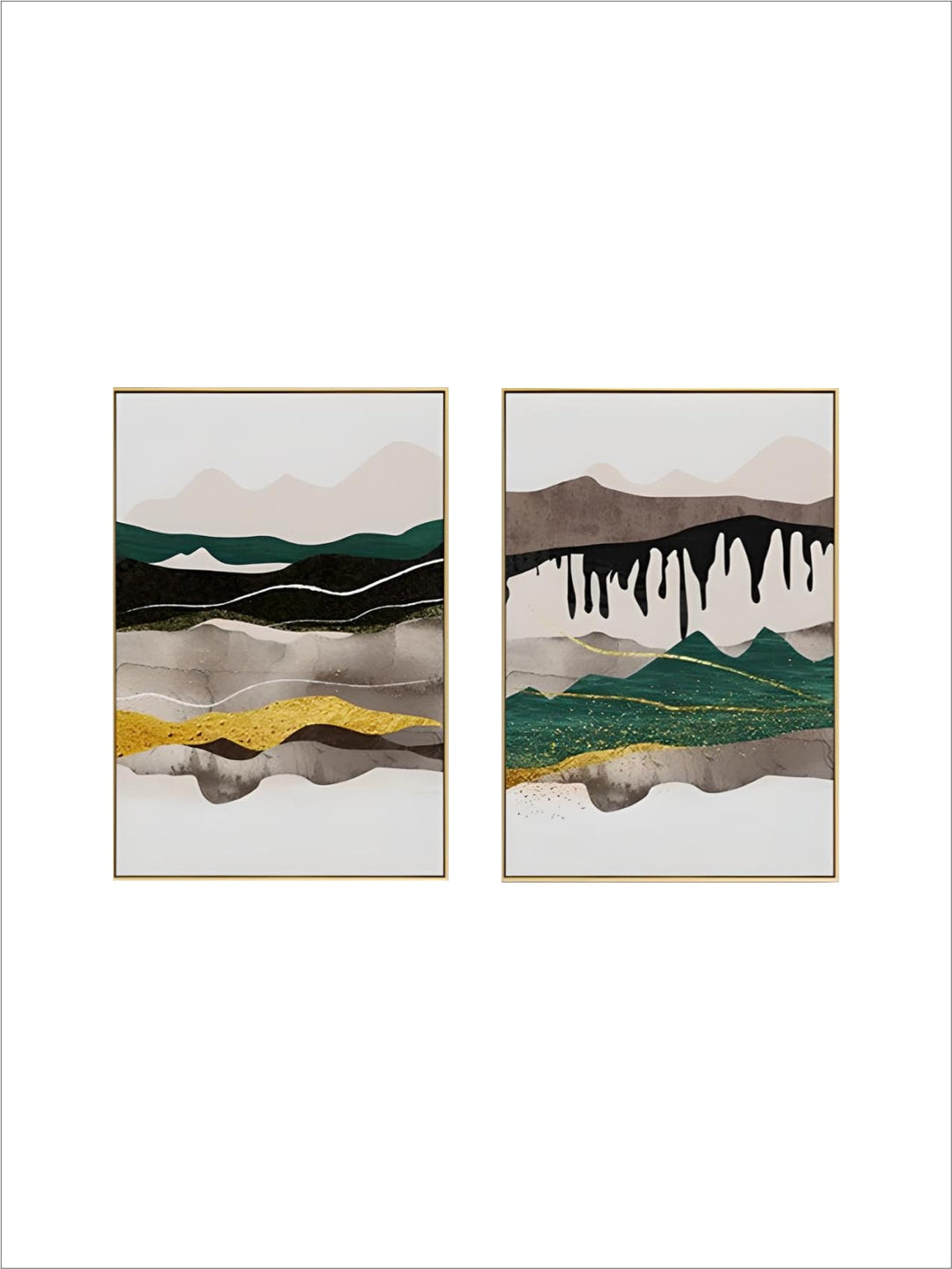 Abstract Mountain Landscape Wall Art Fine Art Canvas Prints Pictures For Modern Apartment Living Room Bedroom Hotel Room Art Decor
