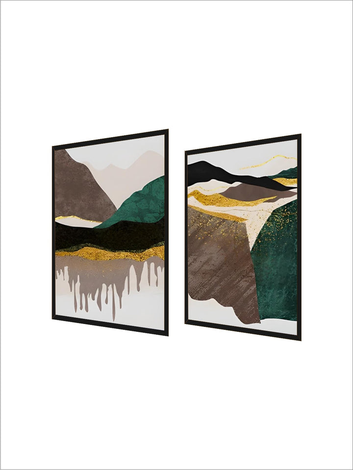 Abstract Mountain Landscape Wall Art Fine Art Canvas Prints Pictures For Modern Apartment Living Room Bedroom Hotel Room Art Decor