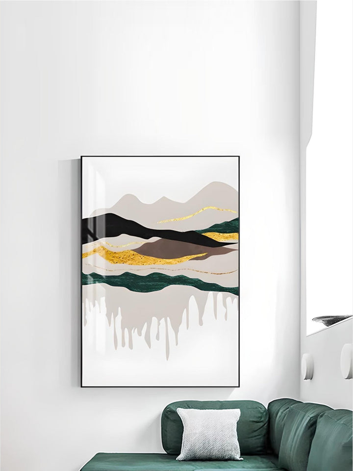 Abstract Mountain Landscape Wall Art Fine Art Canvas Prints Pictures For Modern Apartment Living Room Bedroom Hotel Room Art Decor