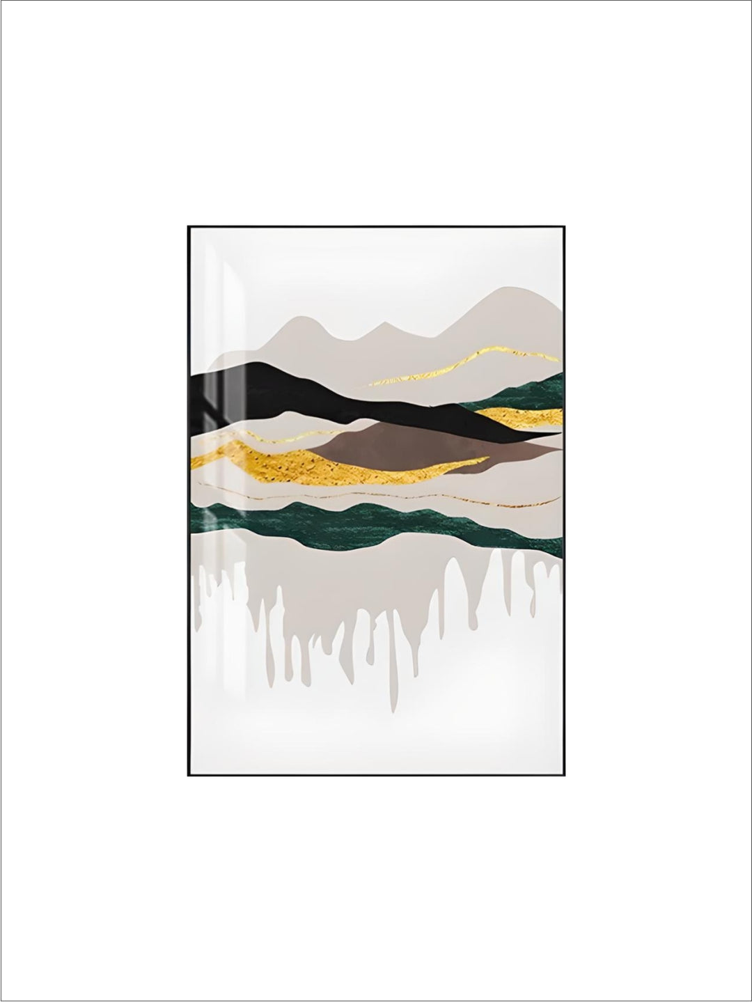 Abstract Mountain Landscape Wall Art Fine Art Canvas Prints Pictures For Modern Apartment Living Room Bedroom Hotel Room Art Decor