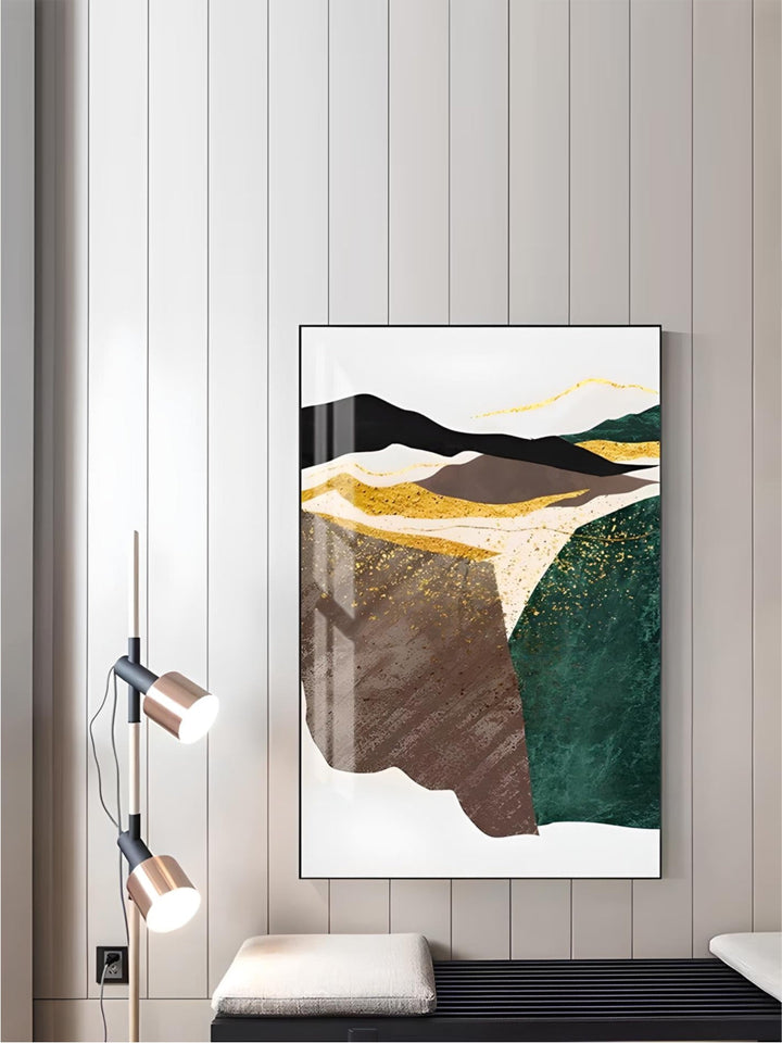 Abstract Mountain Landscape Wall Art Fine Art Canvas Prints Pictures For Modern Apartment Living Room Bedroom Hotel Room Art Decor