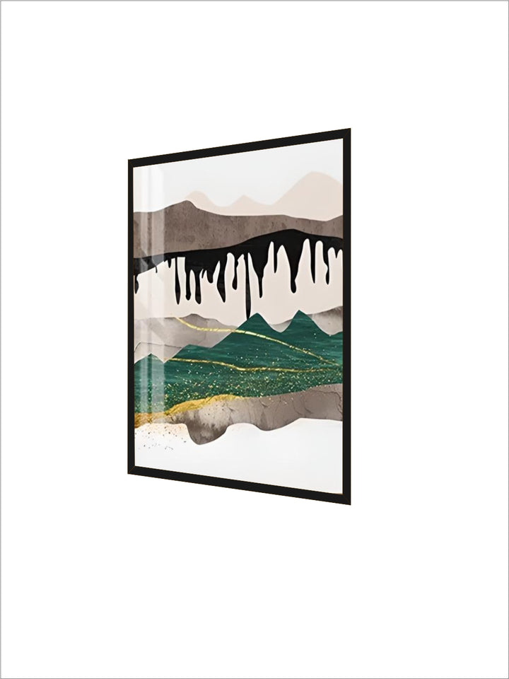 Abstract Mountain Landscape Wall Art Fine Art Canvas Prints Pictures For Modern Apartment Living Room Bedroom Hotel Room Art Decor
