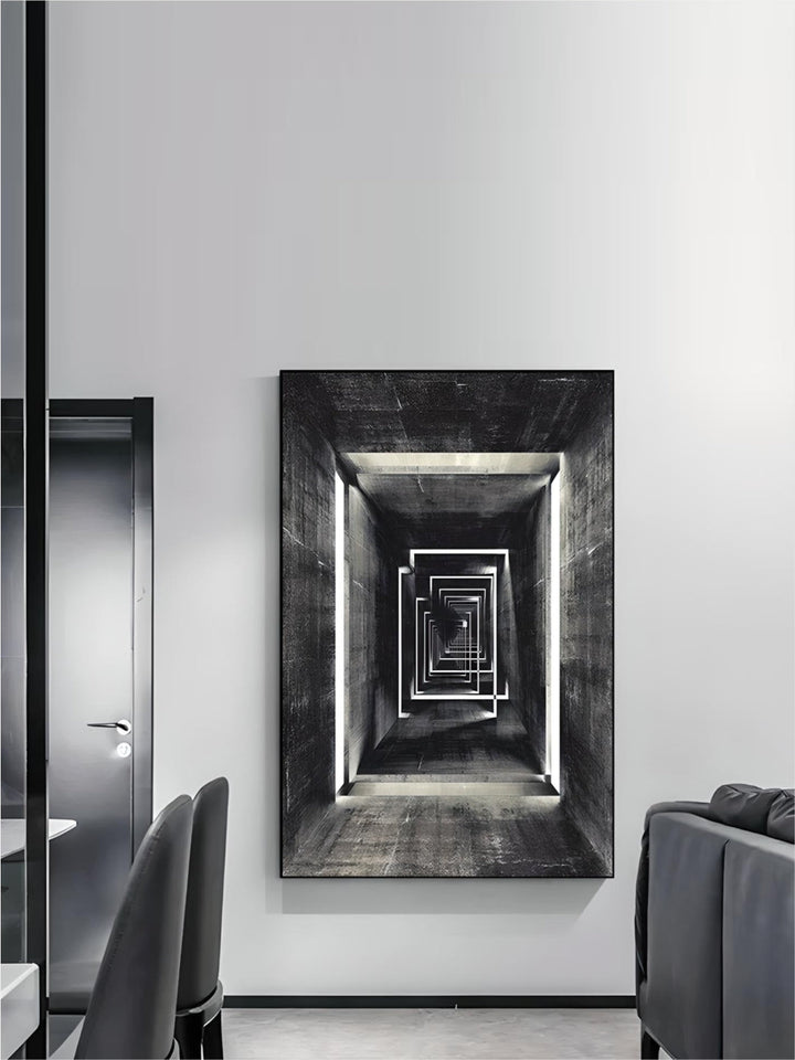 Minimalist Abstract Architectural Wall Art Fine Art Canvas Prints Posters Pictures For Modern Apartment Living Room Home Office Decor