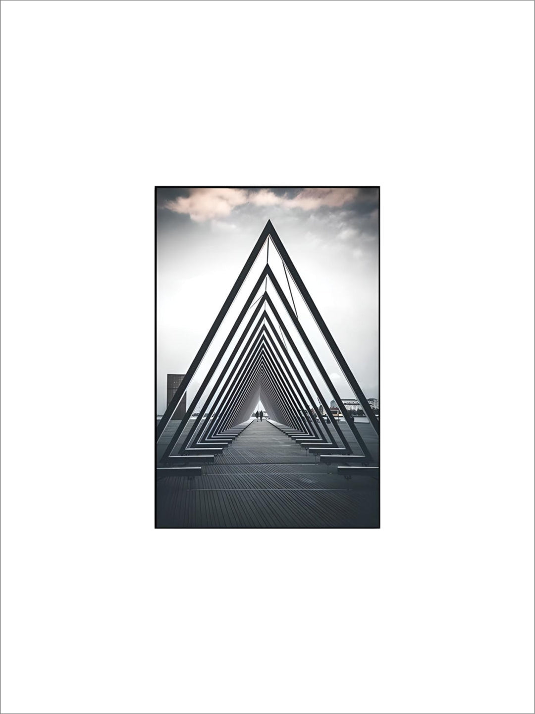 Minimalist Abstract Architectural Wall Art Fine Art Canvas Prints Posters Pictures For Modern Apartment Living Room Home Office Decor