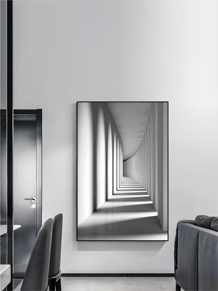 Minimalist Abstract Architectural Wall Art Fine Art Canvas Prints Posters Pictures For Modern Apartment Living Room Home Office Decor