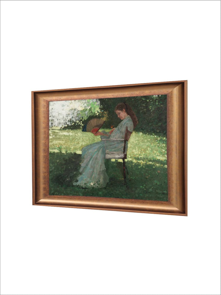 The Vintage Artistry Brown & Green Winslow Homer Butterfly Framed Wall Painting