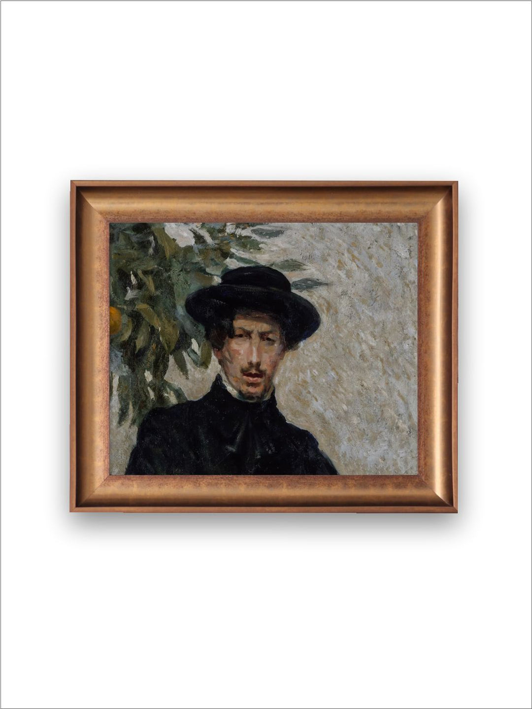 The Vintage Artistry Brown & Black Umberto Boccioni Printed Framed Wall Art