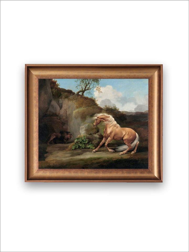 The Vintage Artistry Brown & Green George Stubbs Painting Wall Art