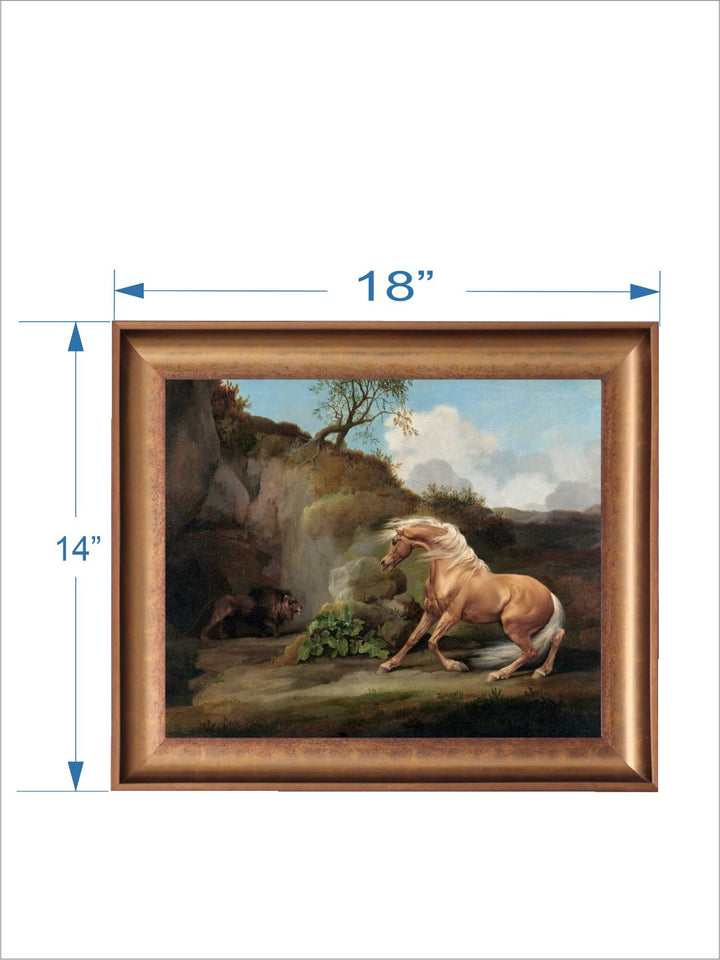 The Vintage Artistry Brown & Green George Stubbs Painting Wall Art