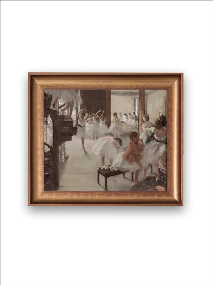 The Vintage Artistry White Ballerinapainting Wall Art