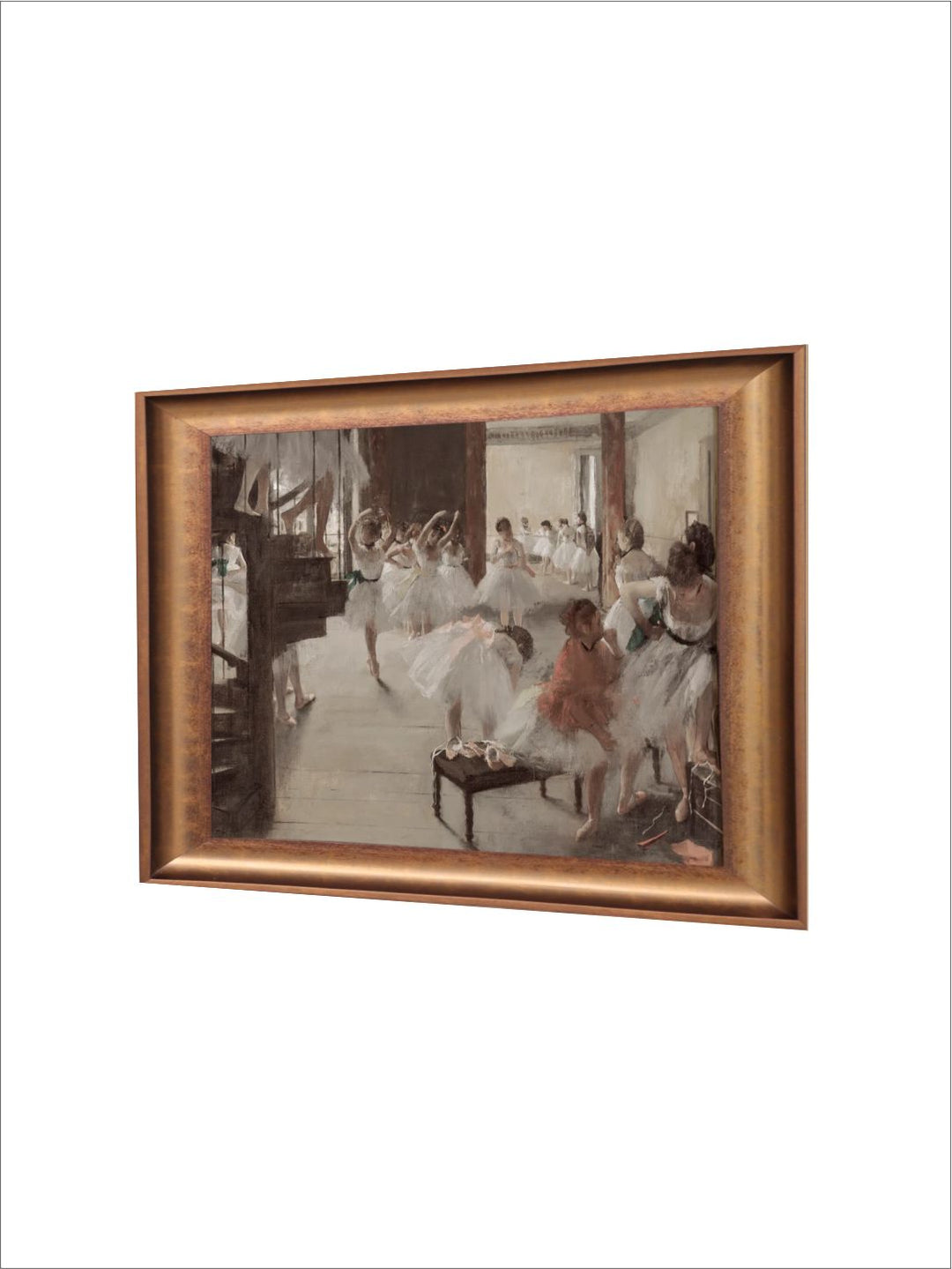 The Vintage Artistry White Ballerinapainting Wall Art