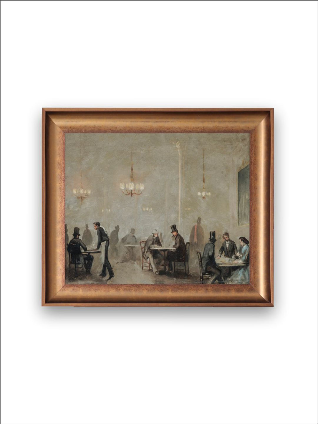 The Vintage Artistry Brown & Greybar Painting Wall Art