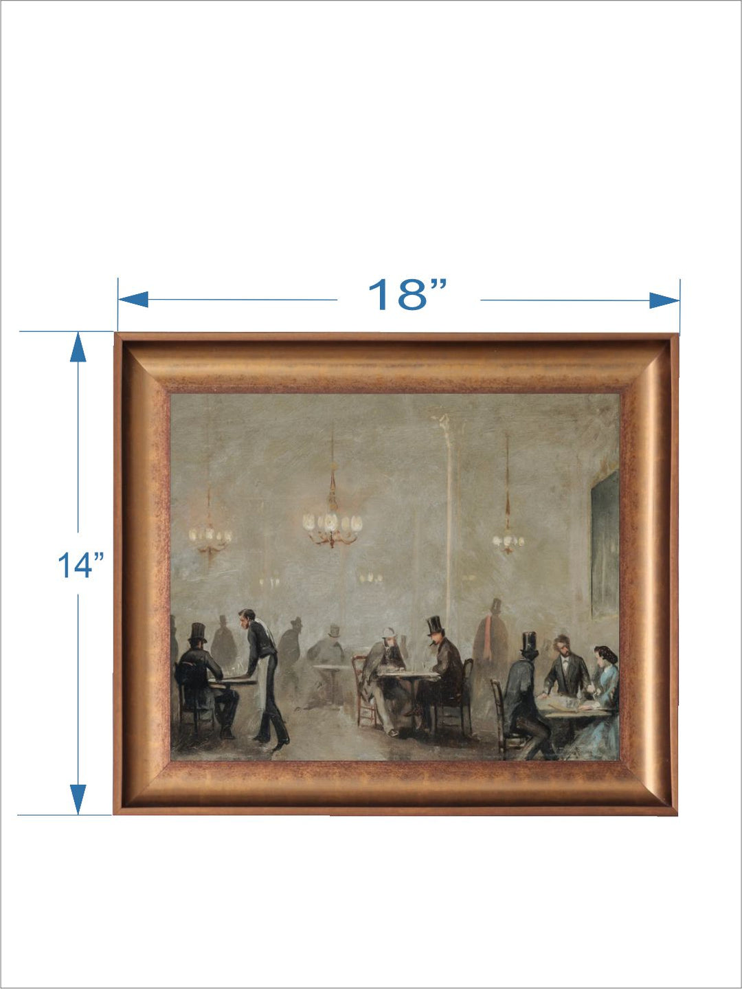 The Vintage Artistry Brown & Greybar Painting Wall Art