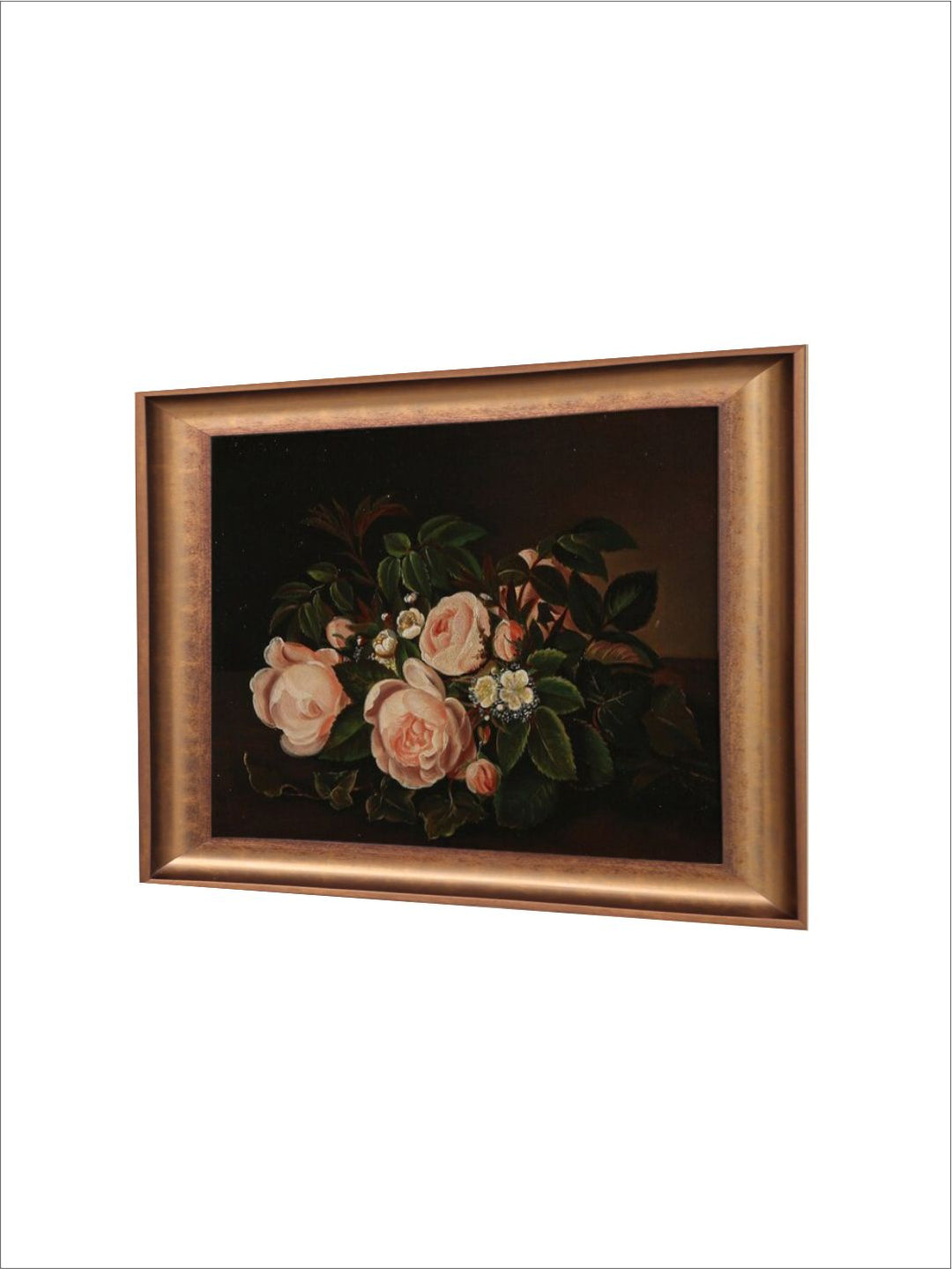 The Vintage Artistry Blackfloral Painting Wall Art