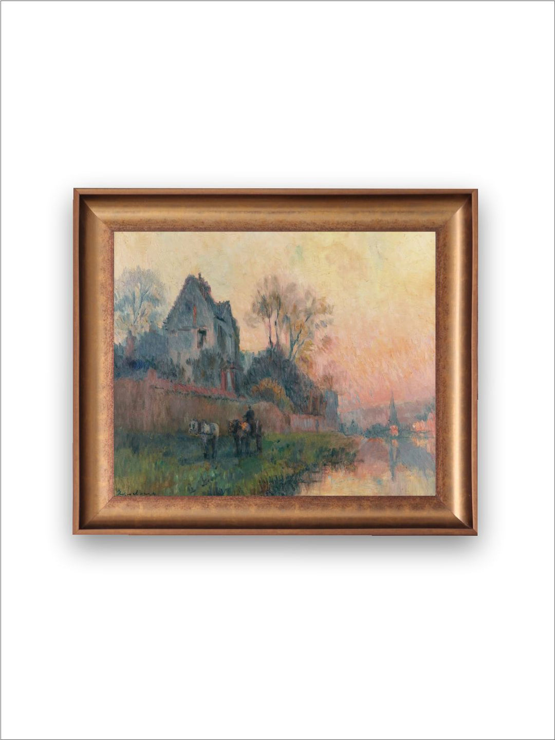 The Vintage Artistry Brownhorse Painting
