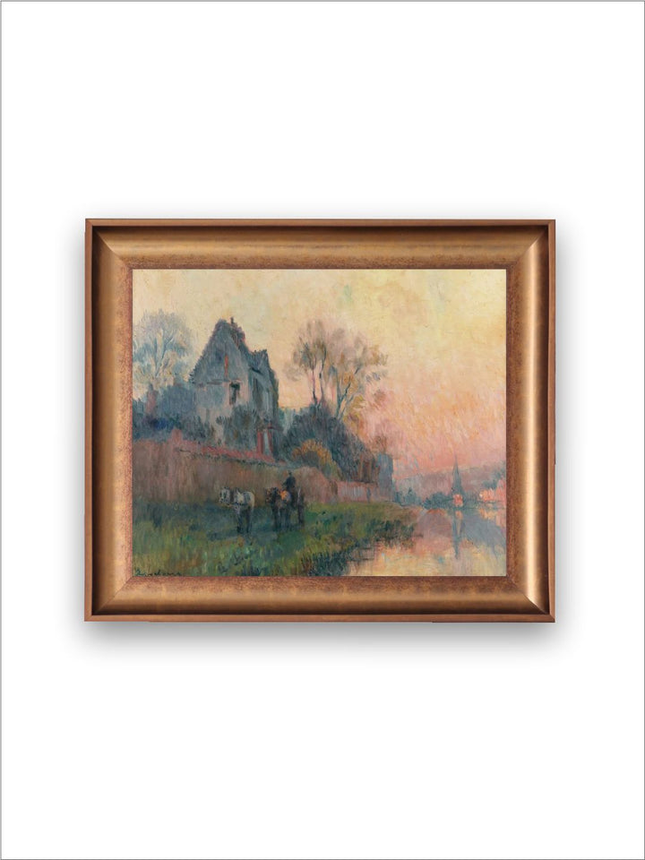 The Vintage Artistry Brownhorse Painting