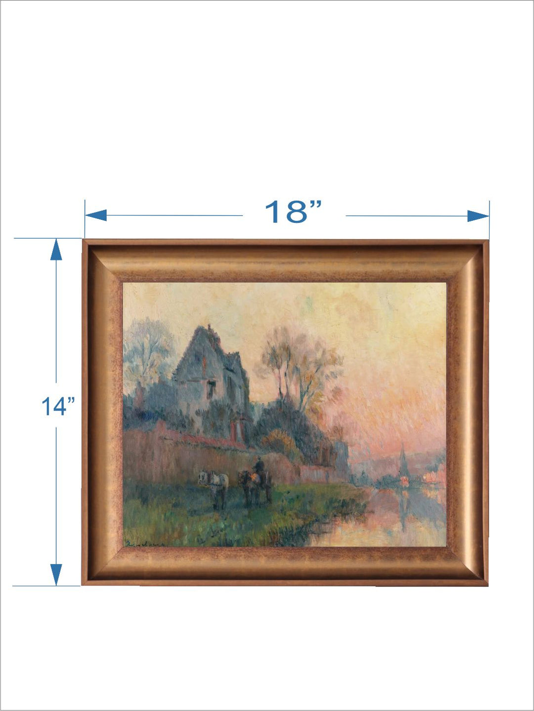 The Vintage Artistry Brownhorse Painting