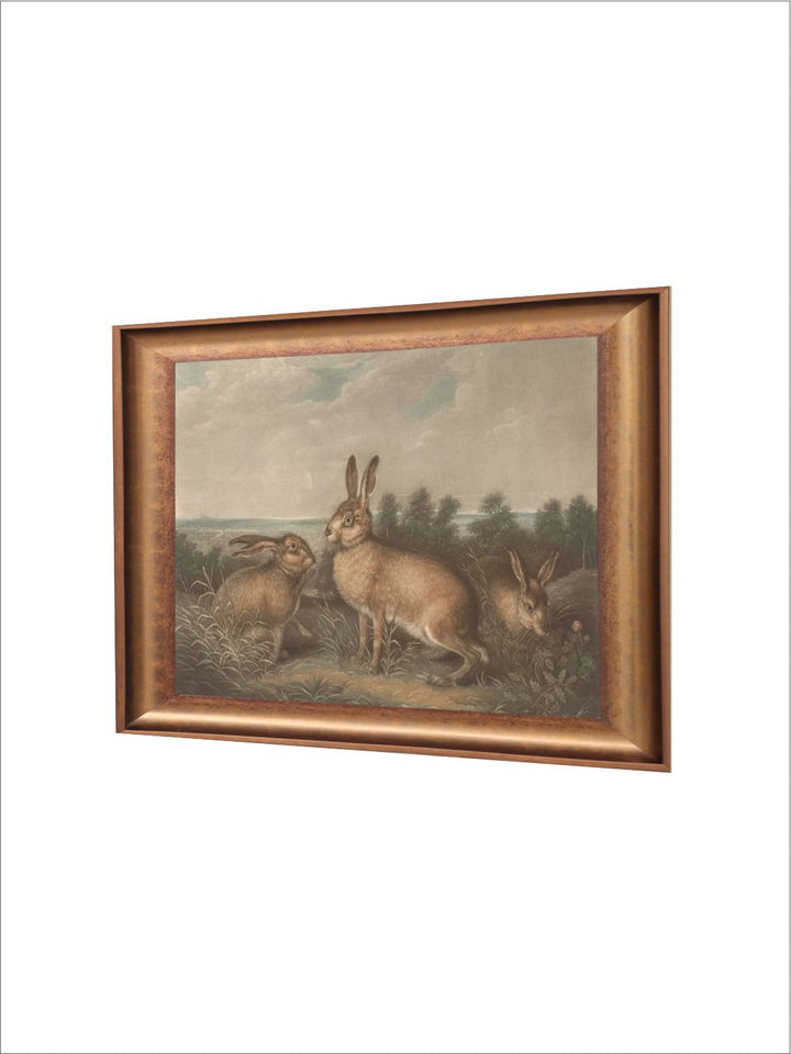 The Vintage Artistry Beigerabbit Painting Wall Art