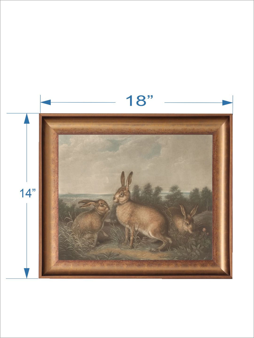 The Vintage Artistry Beigerabbit Painting Wall Art