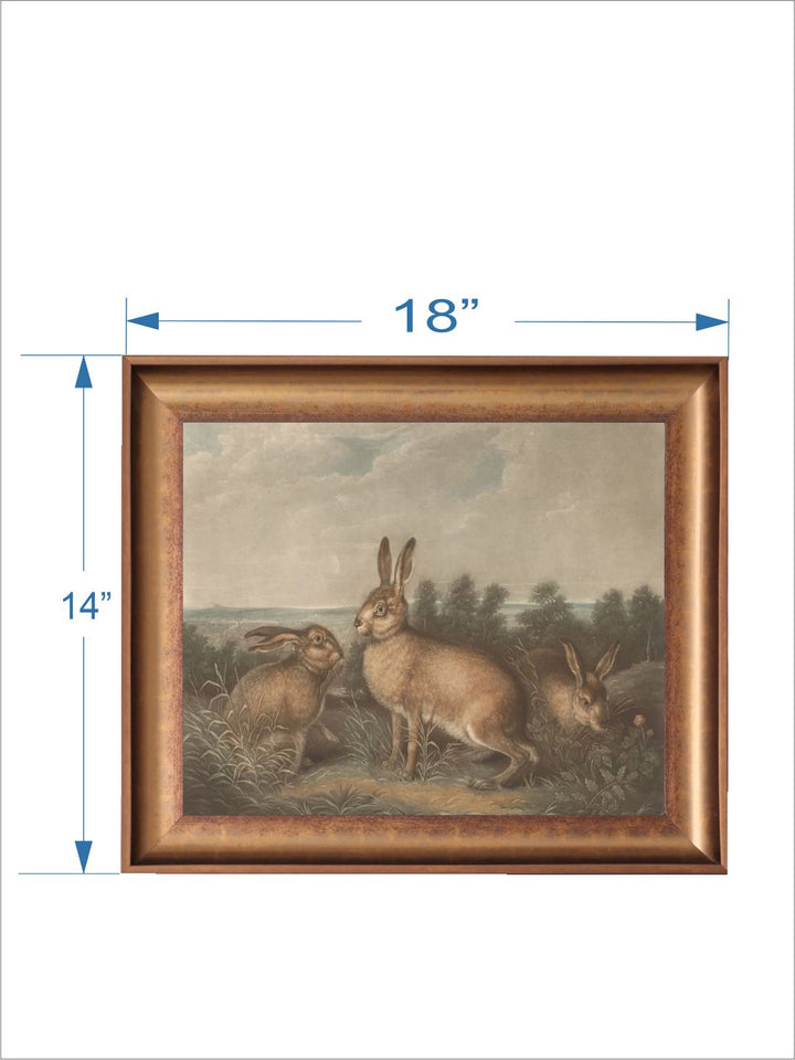 The Vintage Artistry Beigerabbit Painting Wall Art