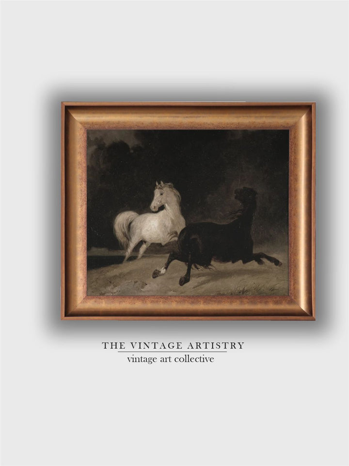 The Vintage Artistry Blackhorse Painting Wall Art