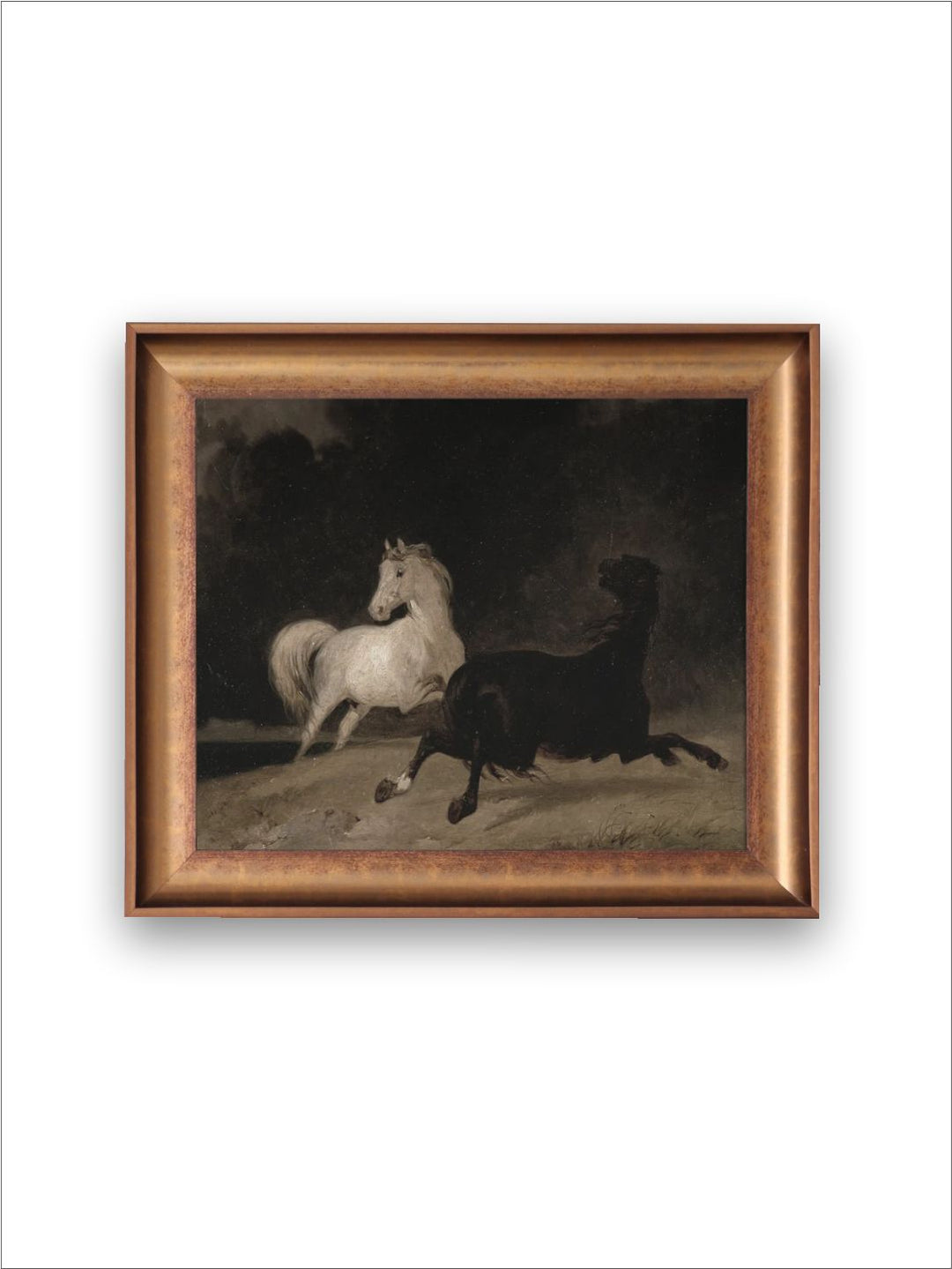 The Vintage Artistry Blackhorse Painting Wall Art