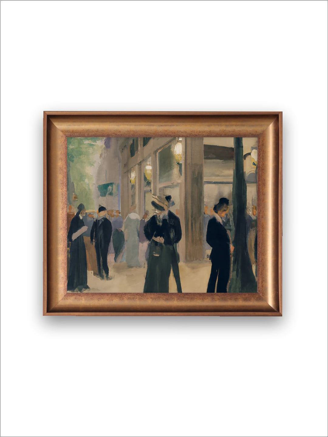 The Vintage Artistry Brown & Black Dance In Gopsmor Painting Wall Art