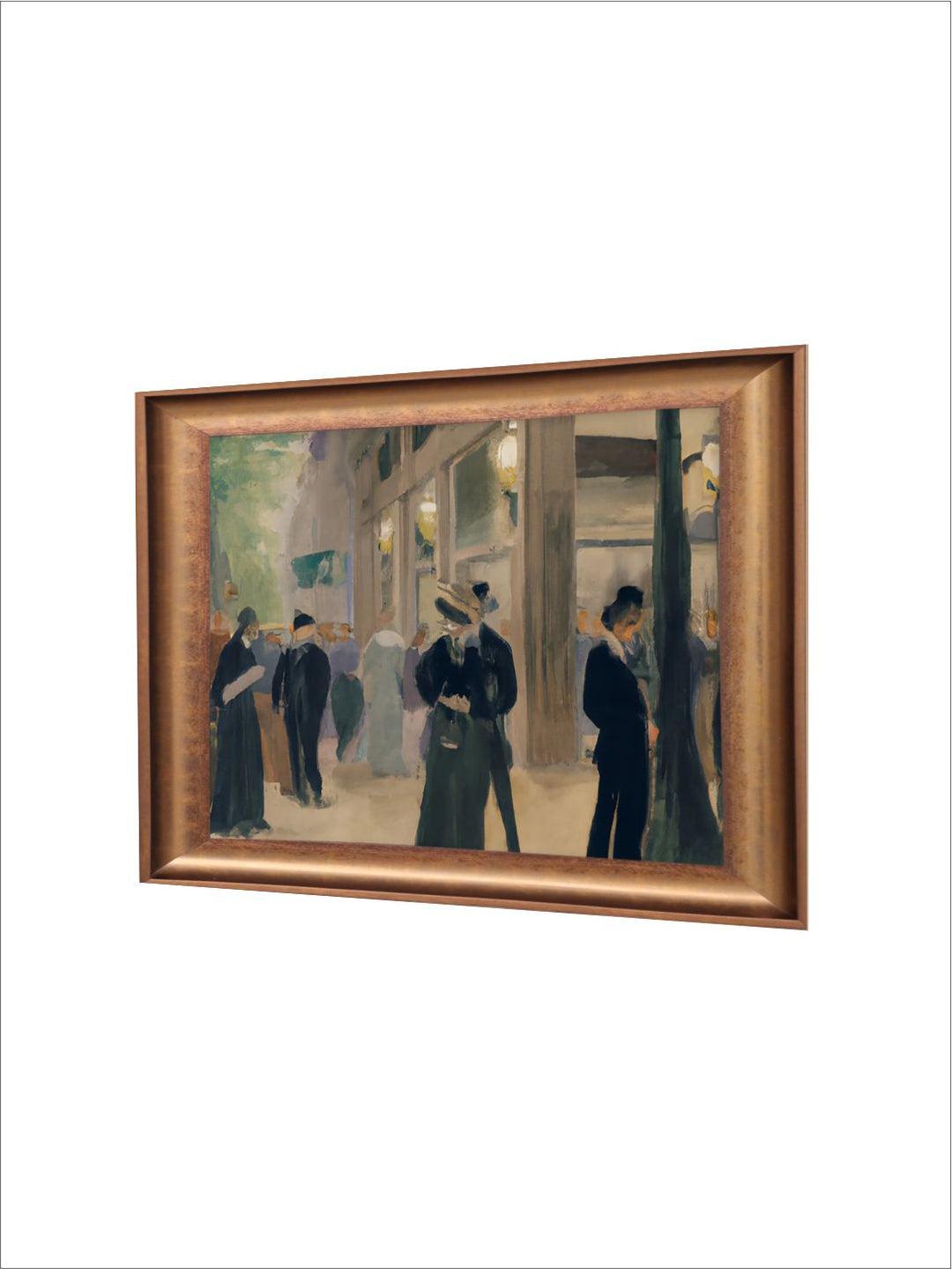 The Vintage Artistry Brown & Black Dance In Gopsmor Painting Wall Art