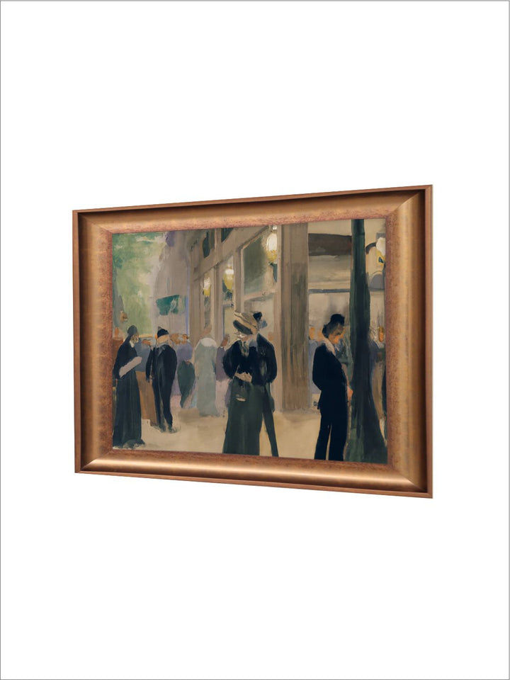 The Vintage Artistry Brown & Black Dance In Gopsmor Painting Wall Art