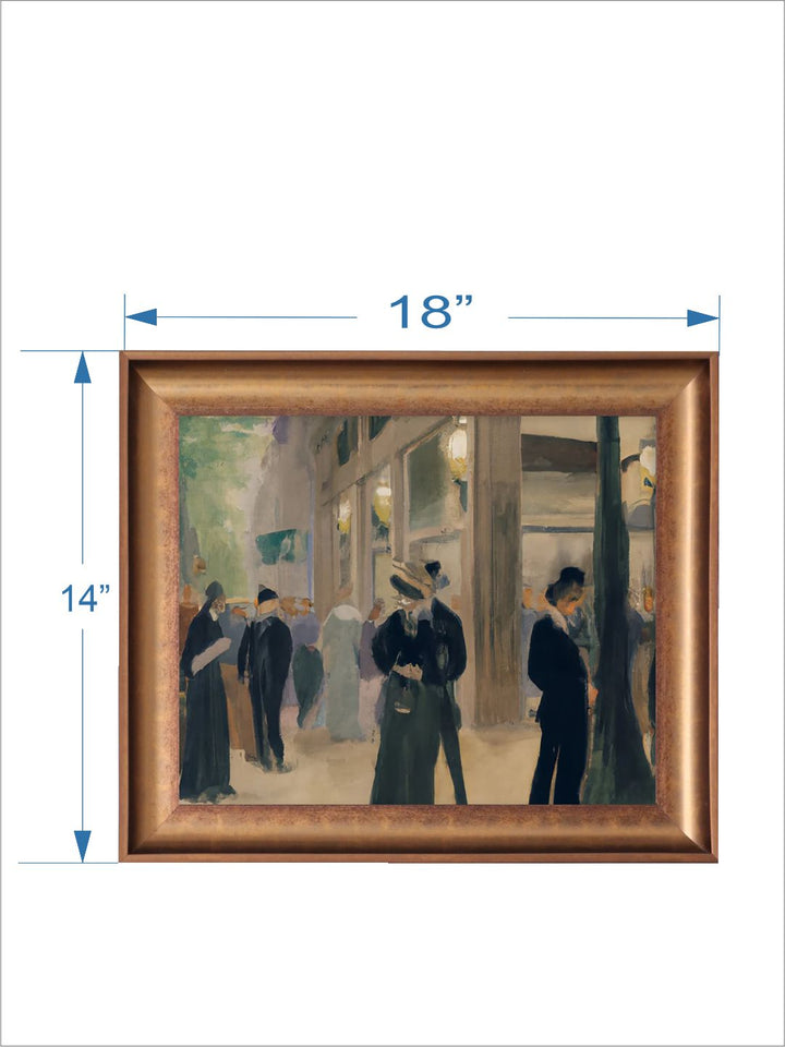 The Vintage Artistry Brown & Black Dance In Gopsmor Painting Wall Art