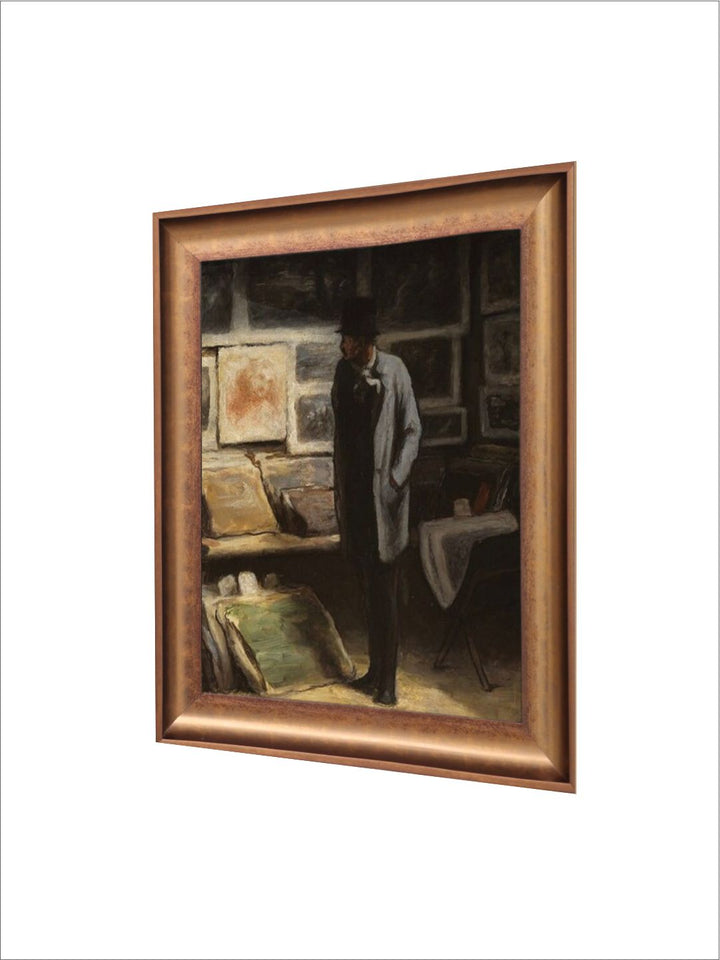 The Vintage Artistry Brown & Grey Antique Gentleman Framed Wall Painting