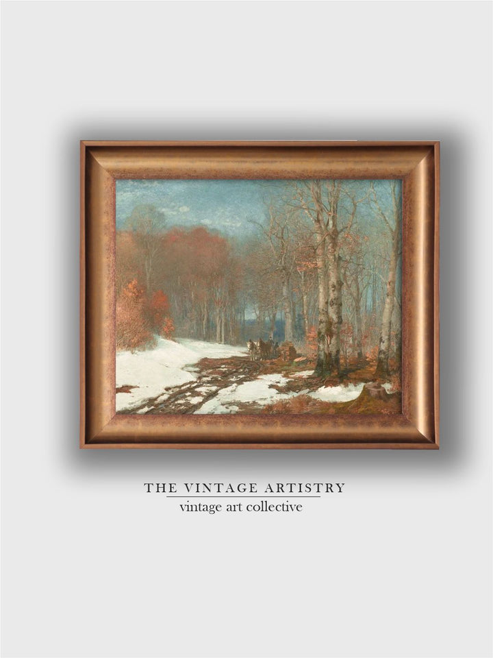 The Vintage Artistry Brown & Whitepainting Wall Art