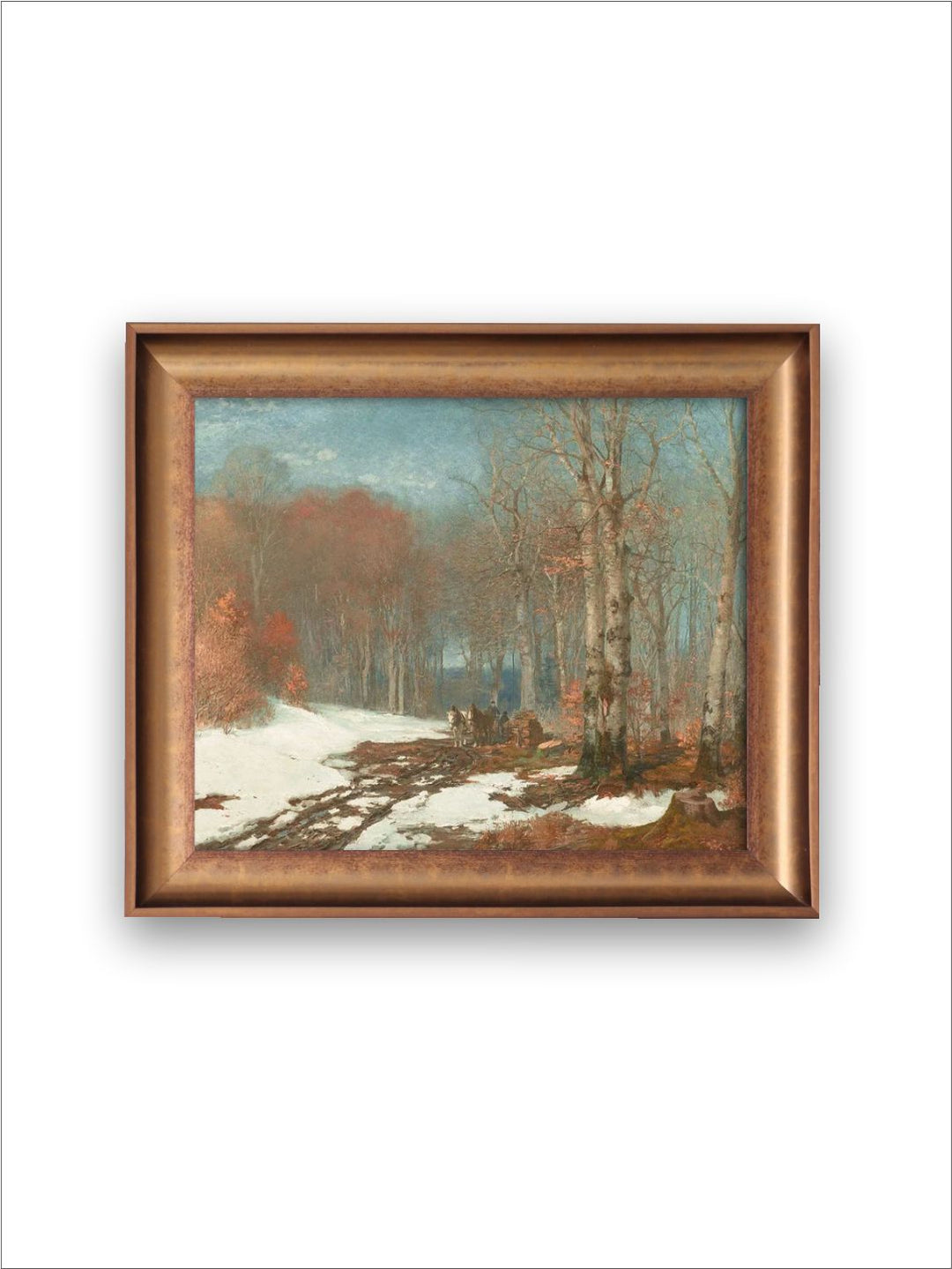 The Vintage Artistry Brown & Whitepainting Wall Art