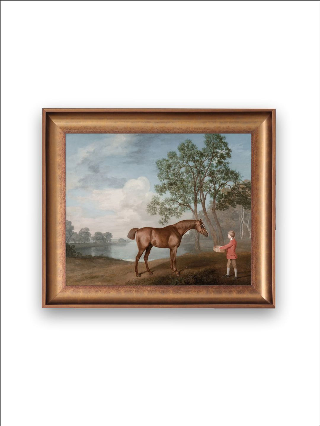 The Vintage Artistry Brown & Greenhorse Framed Wall Art