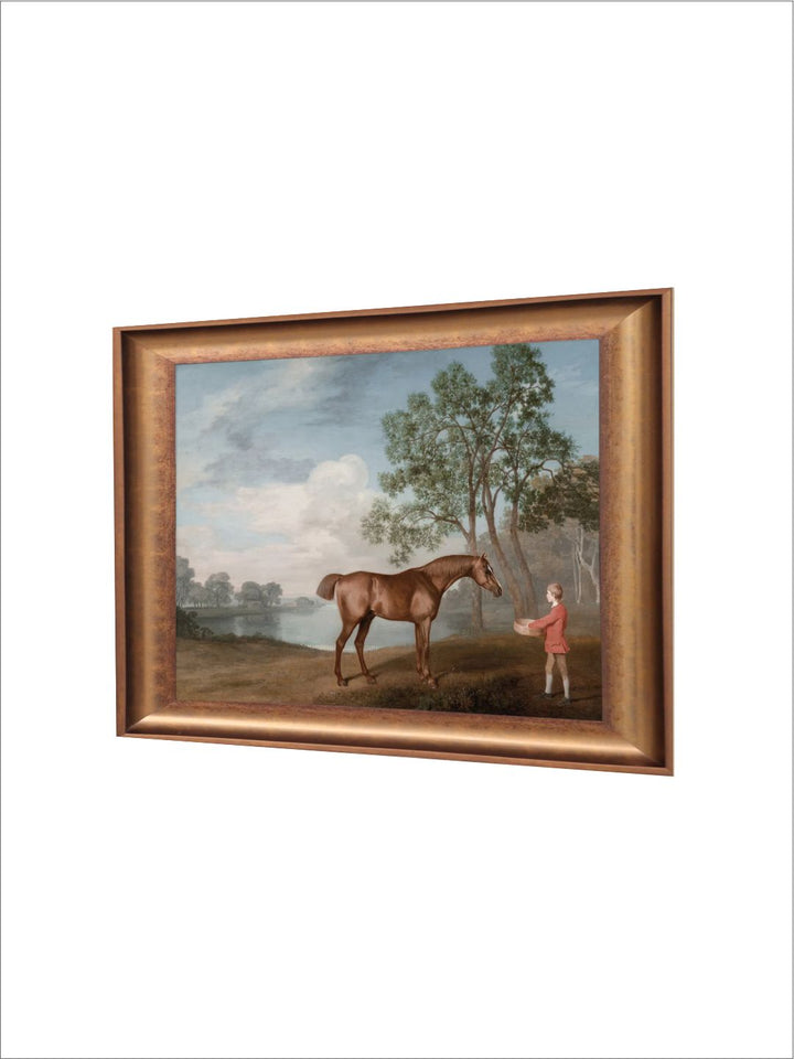 The Vintage Artistry Brown & Greenhorse Framed Wall Art