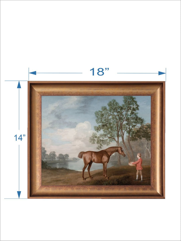 The Vintage Artistry Brown & Greenhorse Framed Wall Art