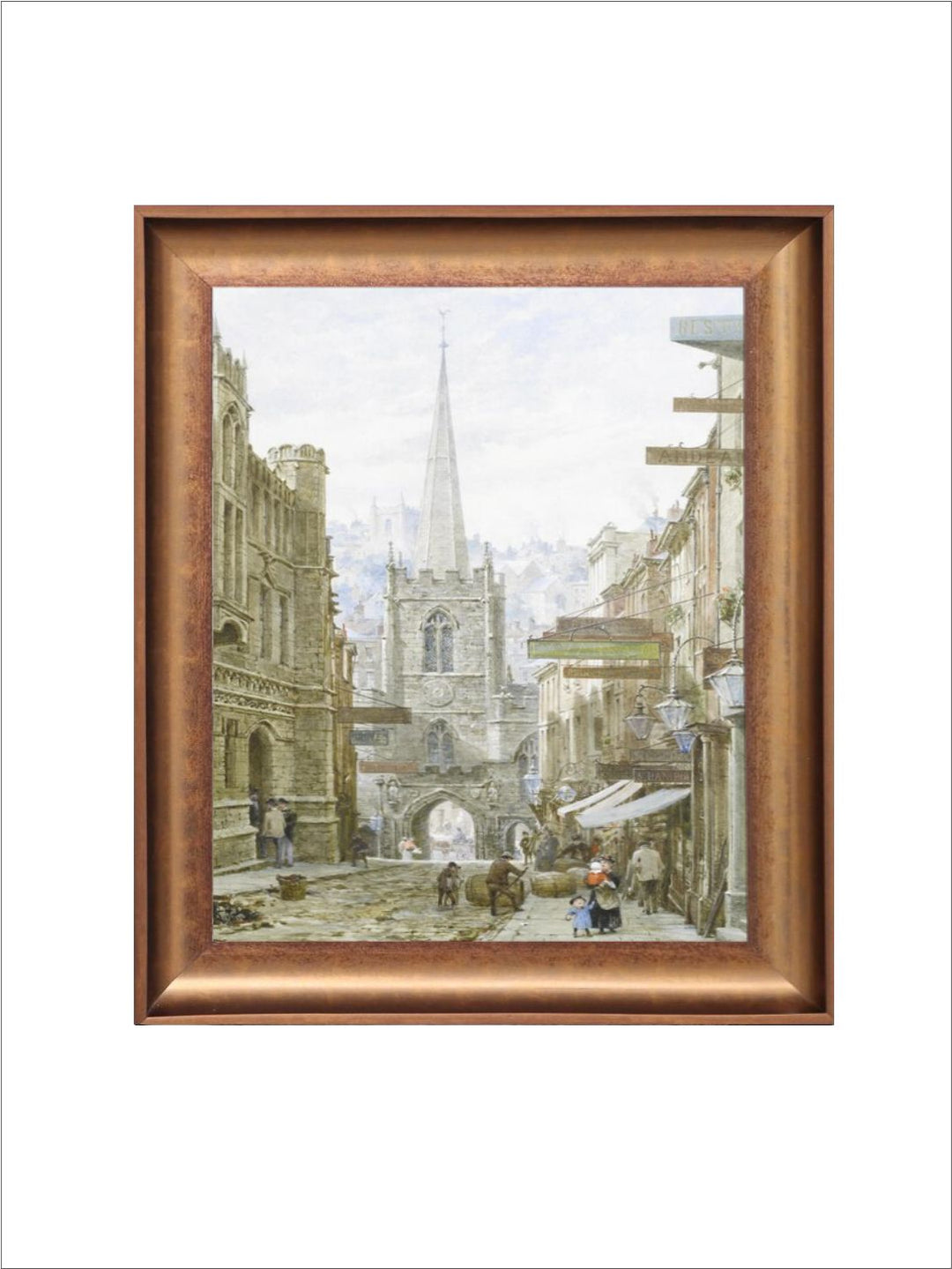 The Vintage Artistry Green & Brown Churchwooden Framed Wall Art