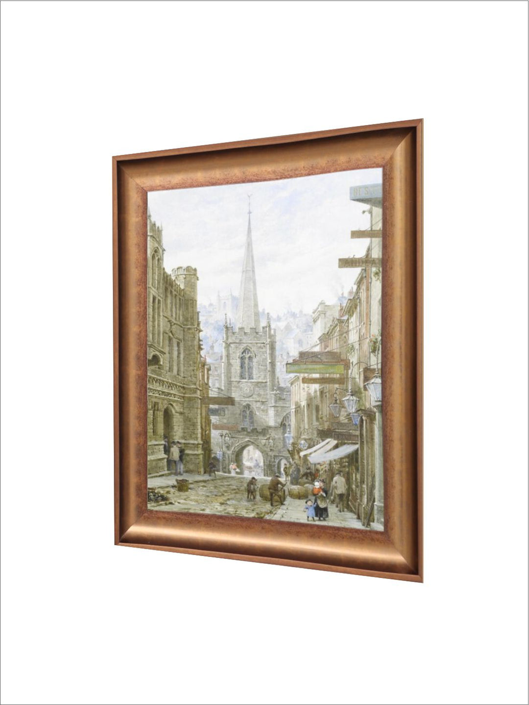 The Vintage Artistry Green & Brown Churchwooden Framed Wall Art