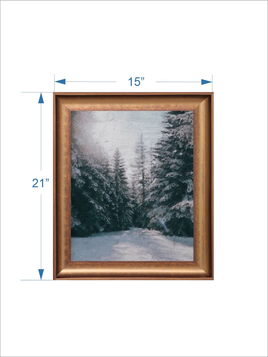 The Vintage Artistry Winter Pine Trees Wall Art