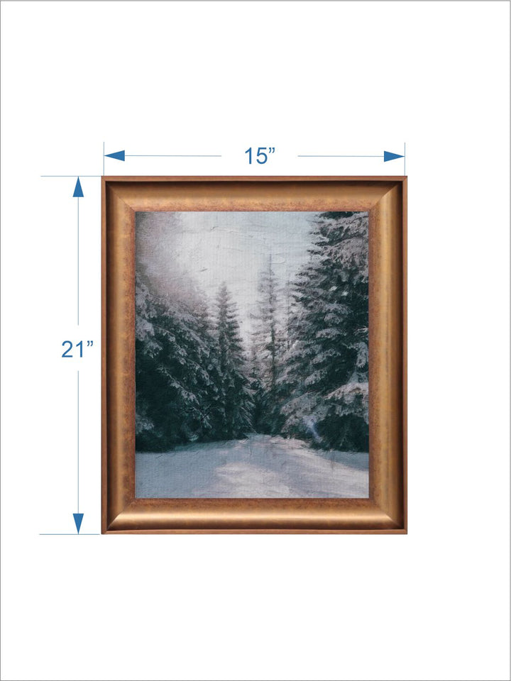 The Vintage Artistry Winter Pine Trees Wall Art