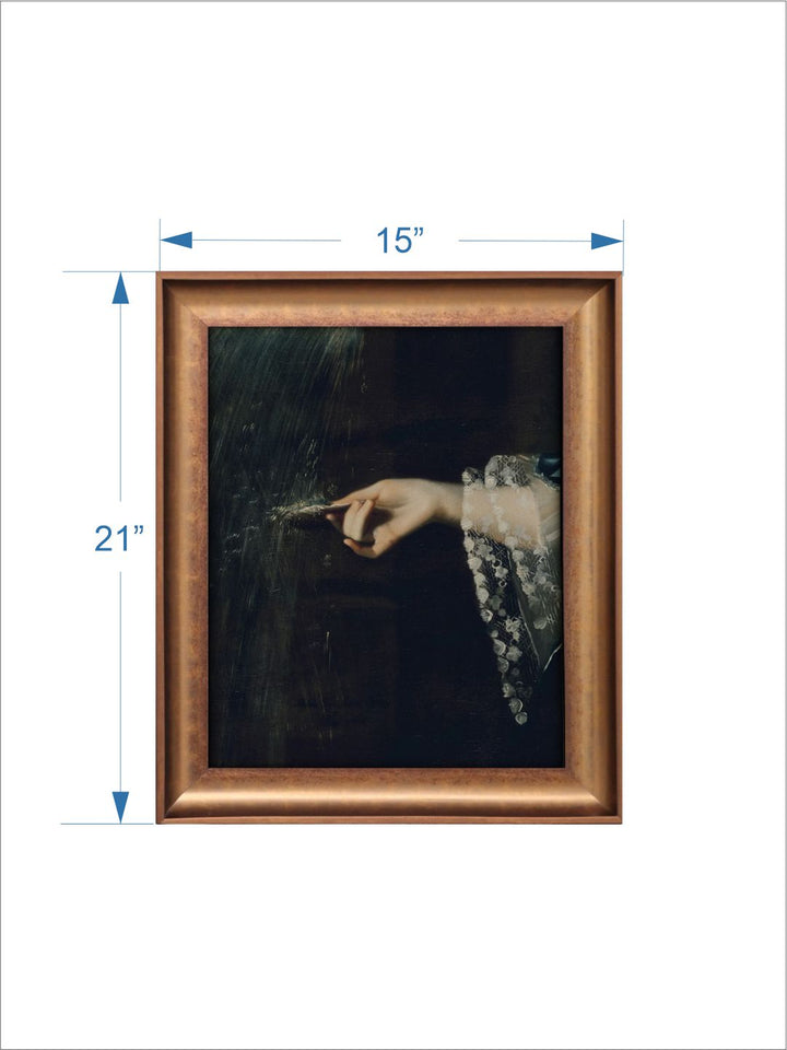 The Vintage Artistry Black & Brown Victorian Painting Wall Art