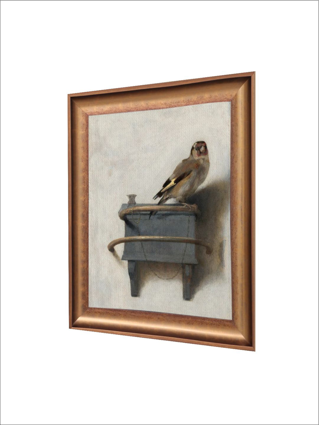 The Vintage Artistry Beige & Greybird Printed Framed Wall Art