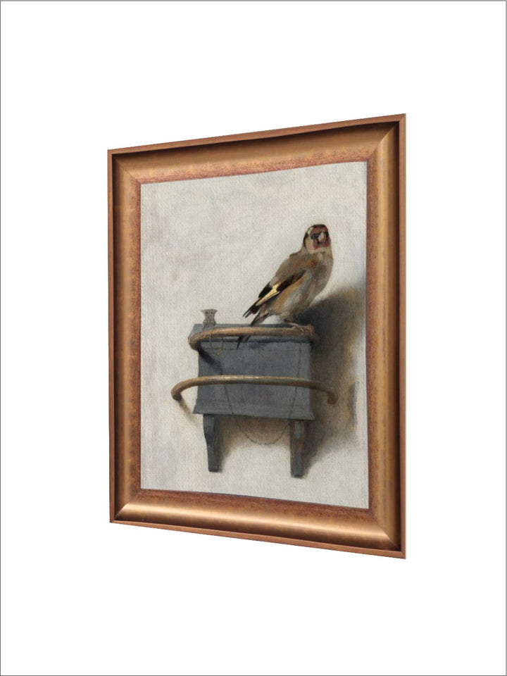 The Vintage Artistry Beige & Greybird Printed Framed Wall Art