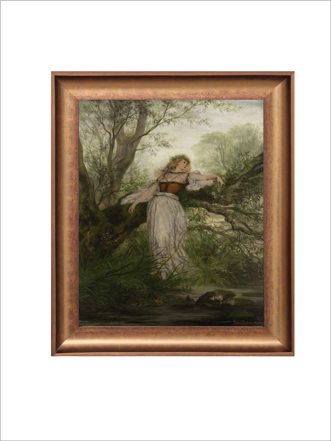 The Vintage Artistry Green & Brownprintable Painting Wall Art