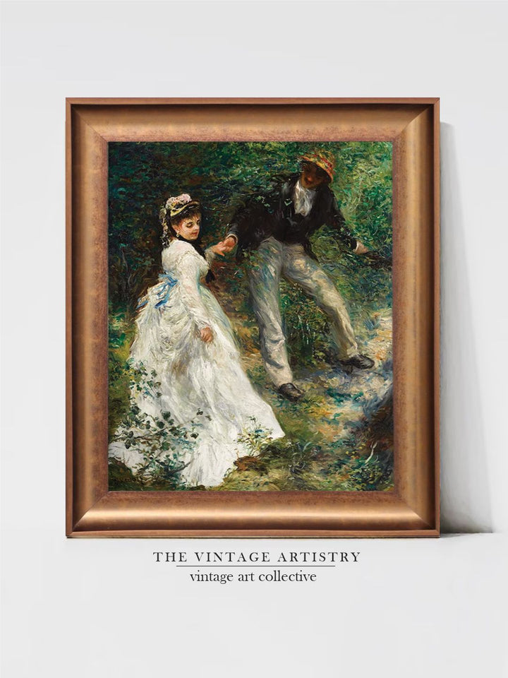 The Vintage Artistry Green & Brownpainting Wall Art